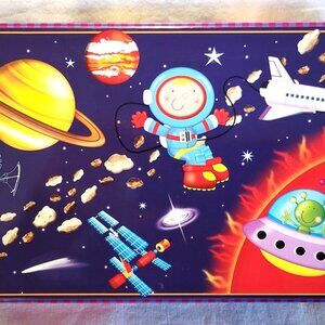 Our Big Solar System Puzzle Tin Box 30 Pcs 18" x 24" Pub Int'l Age 2-10 Exc Con